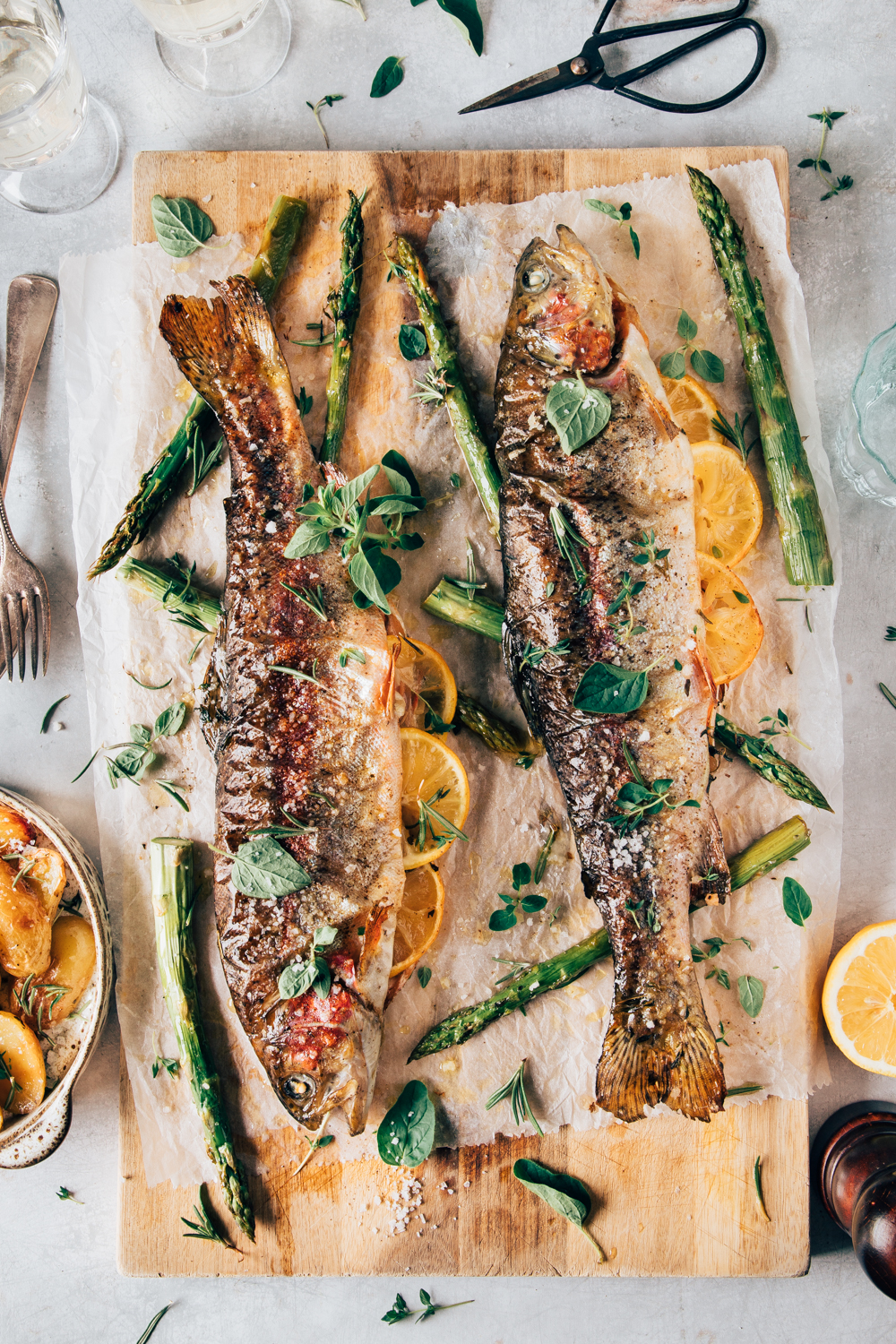 Forel uit de oven