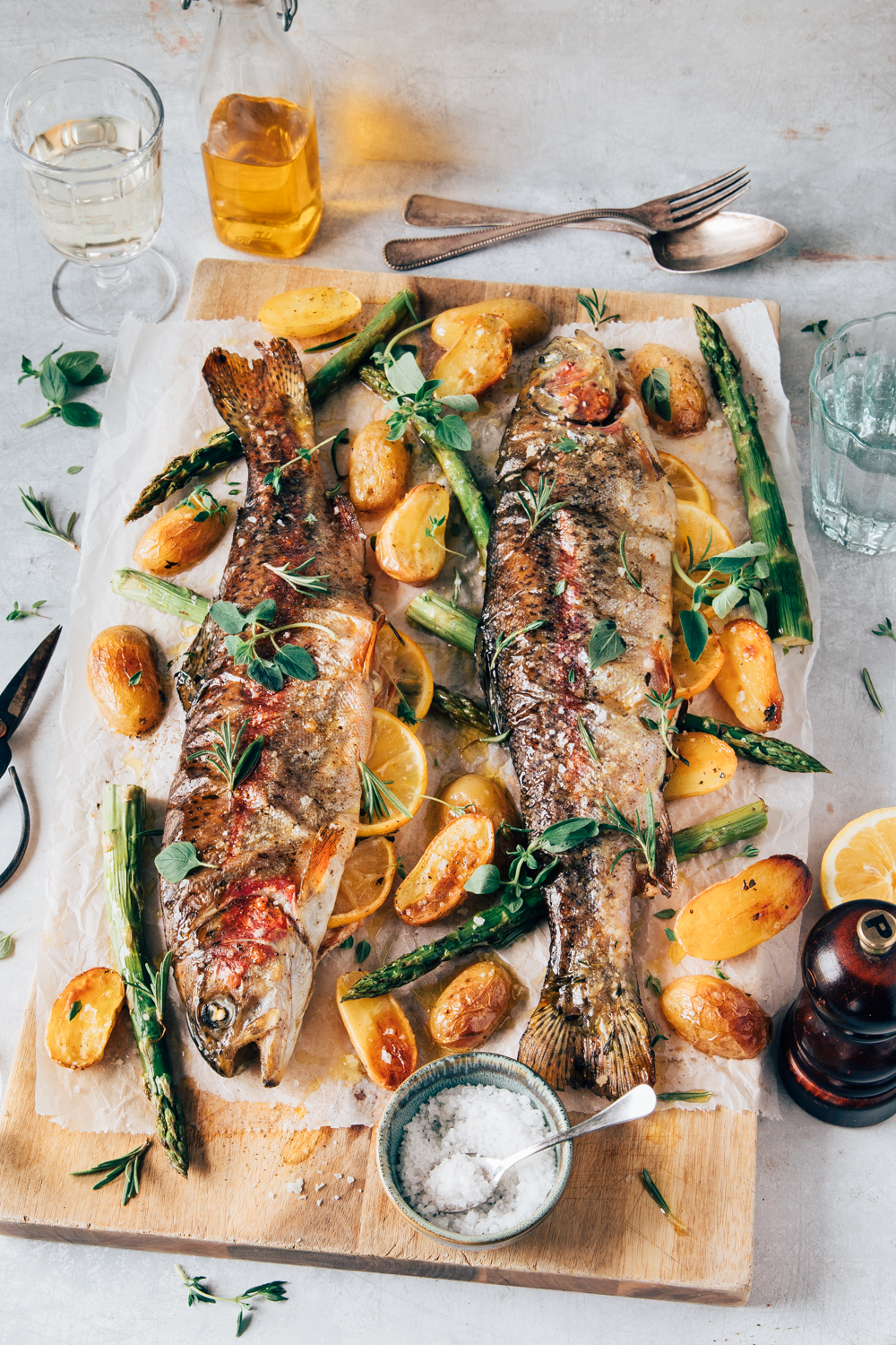 Forel uit de oven