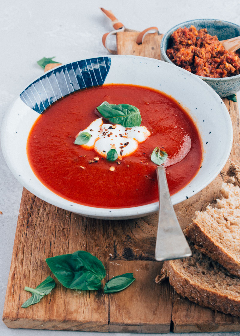 Italiaanse tomatensoep