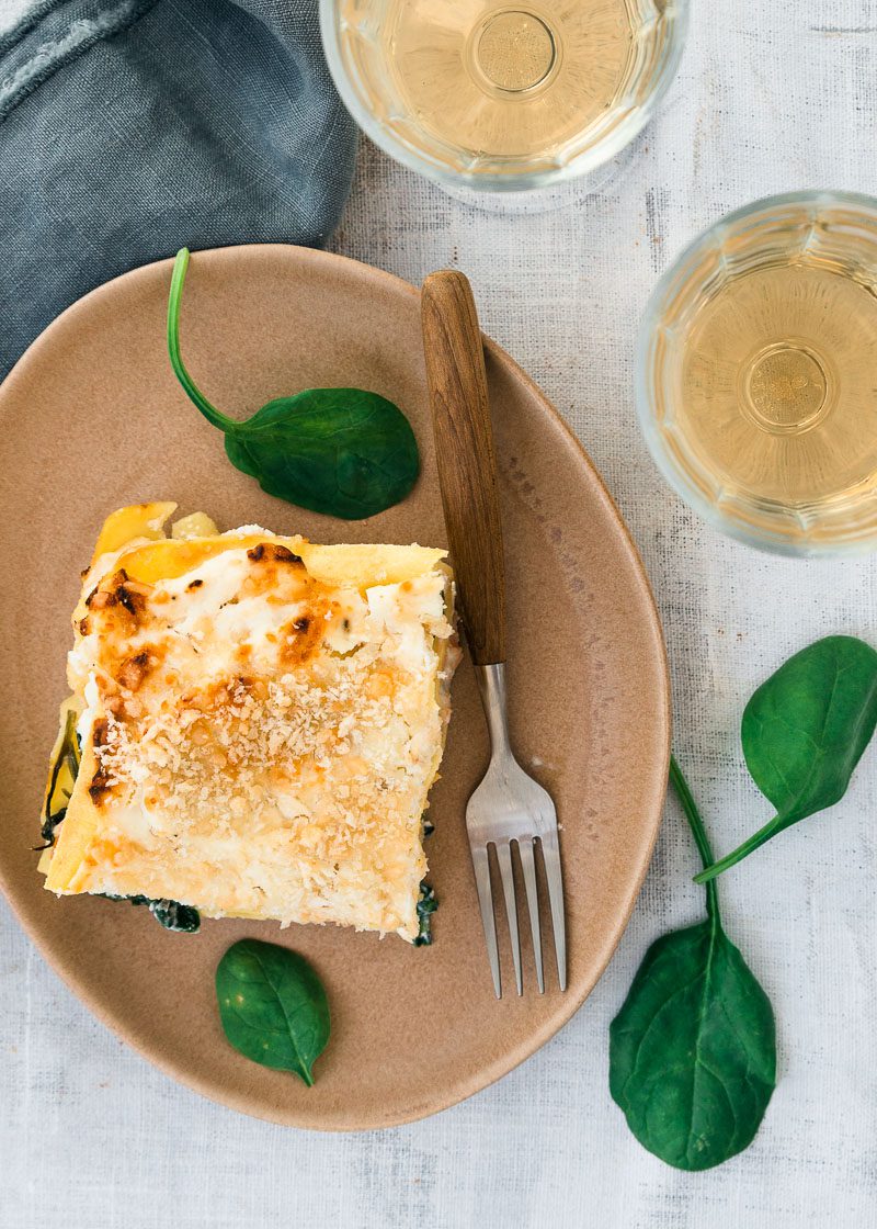 spinazie lasagne