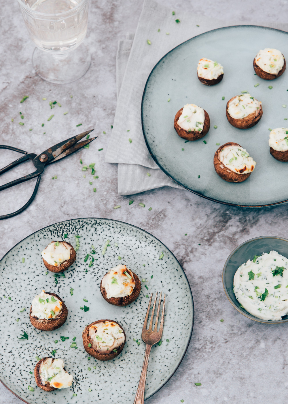 Gevulde champignons uit de oven