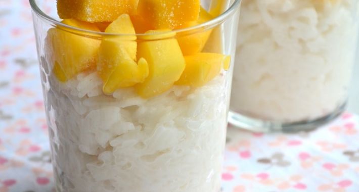 kokosrijst met mango
