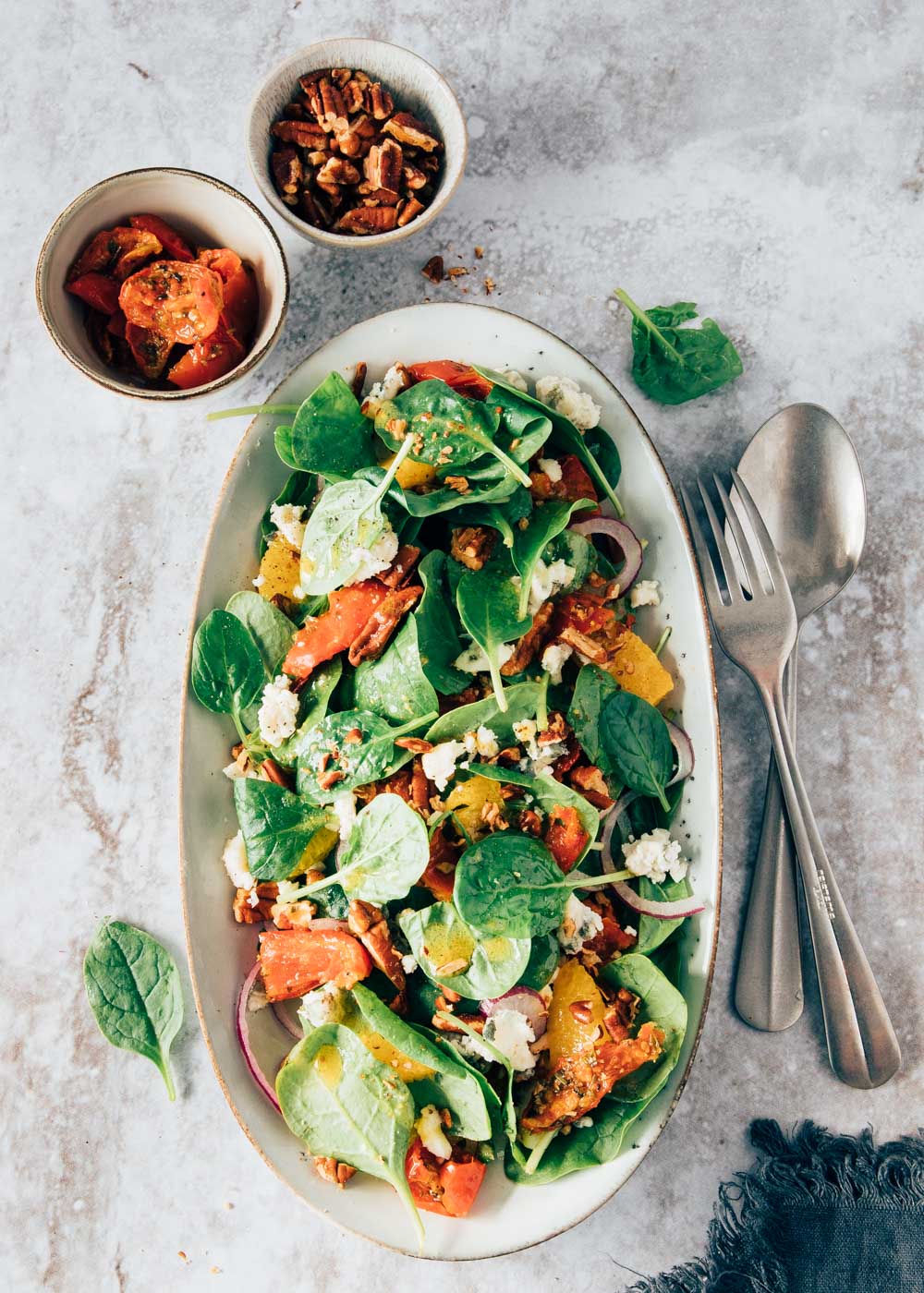 Salade met roquefort