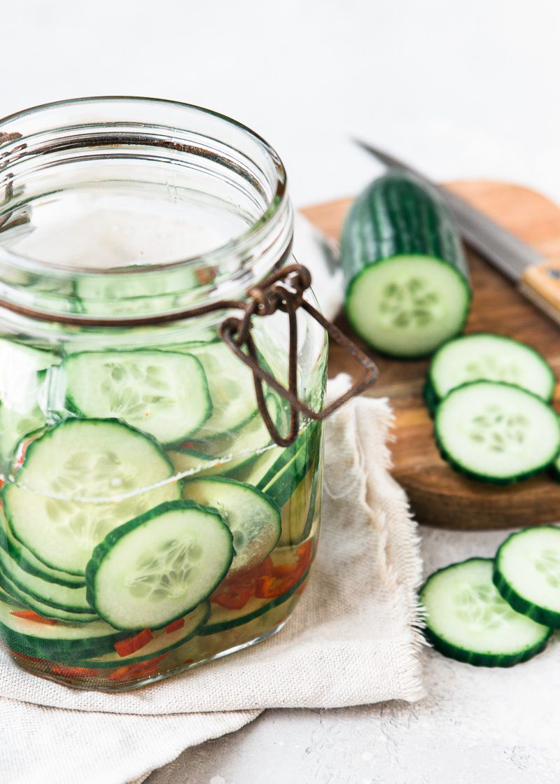 komkommersalade met azijn