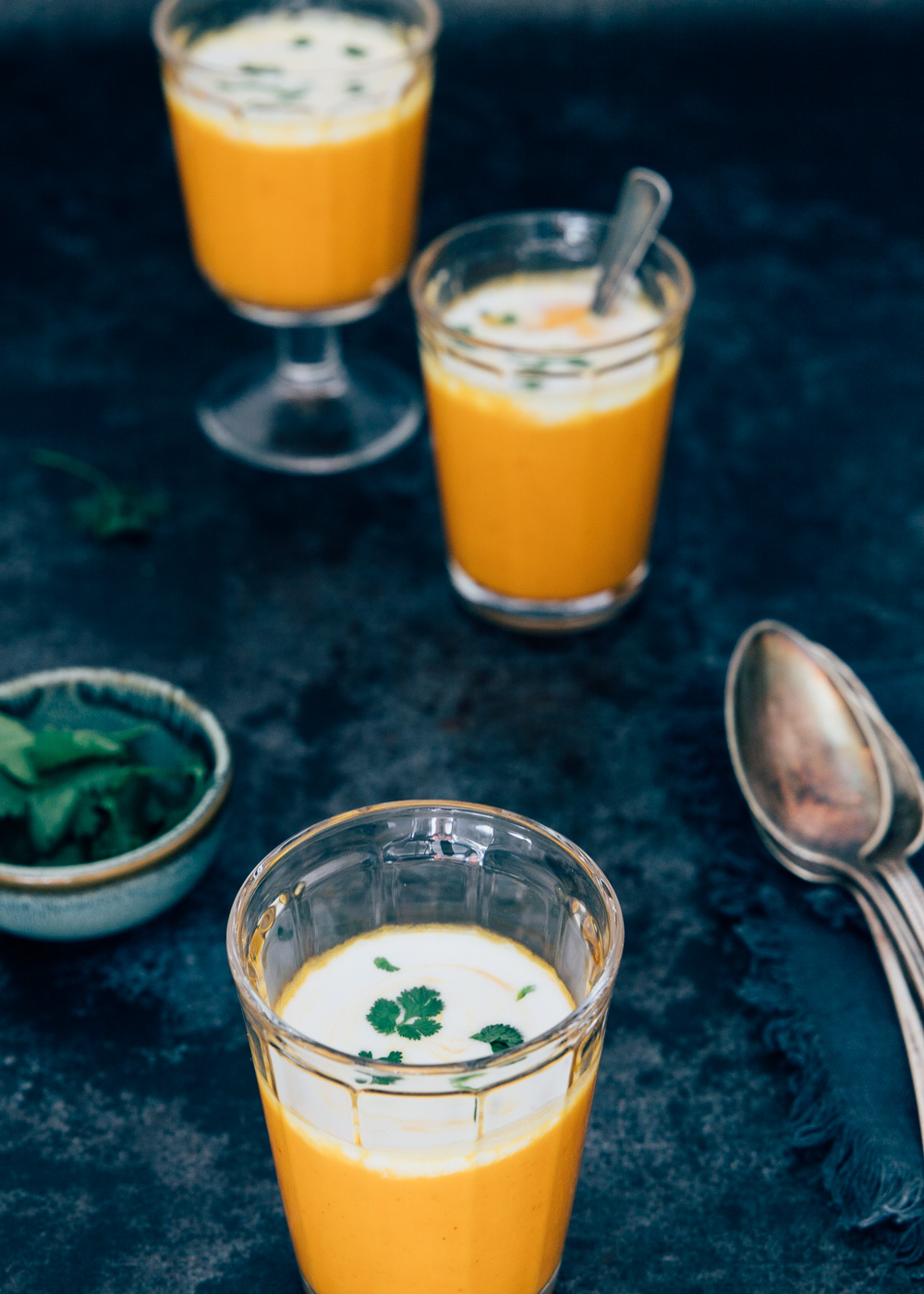 Wortelsoep met kokosmelk