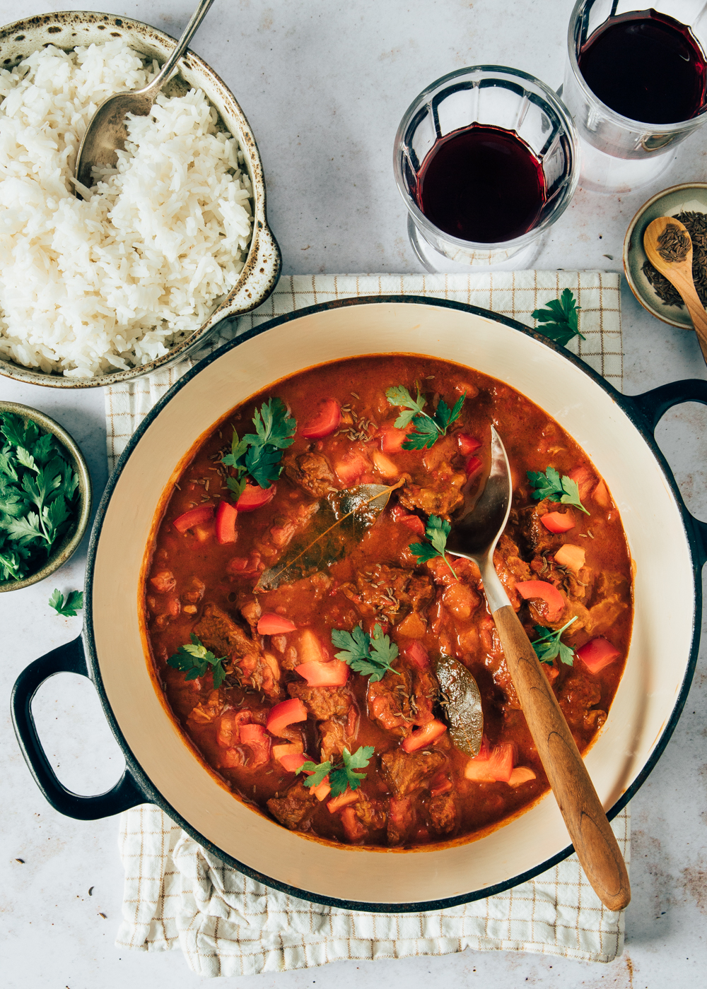 Goulash met rundvlees