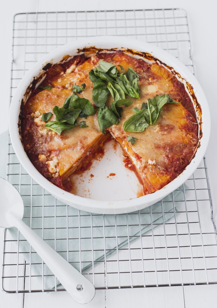 pompoen lasagne