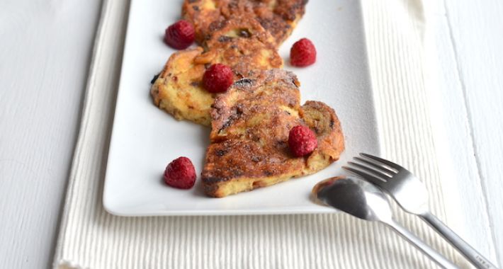 wentelteefjes van krentenbrood