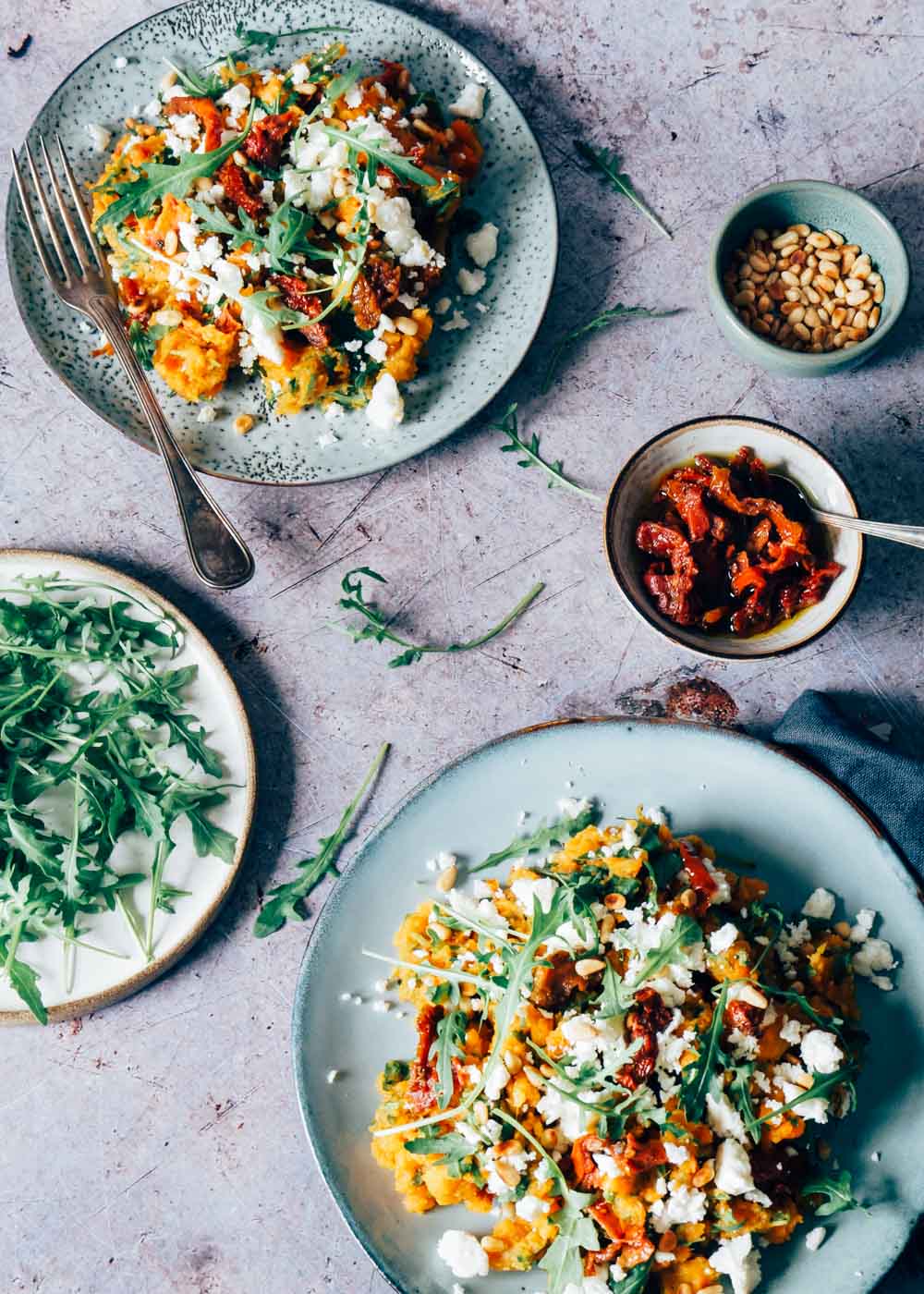 Zoete aardappel stamppot