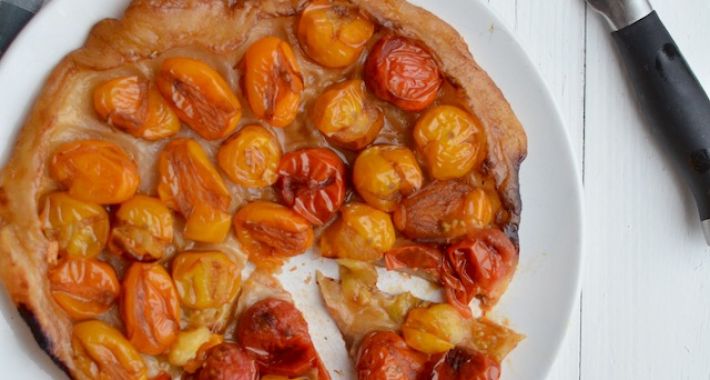 tarte tatin van tomaat