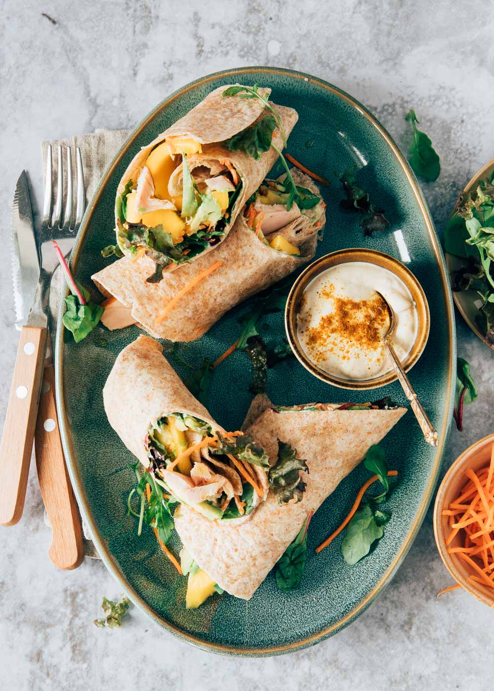 Wraps met kipfilet