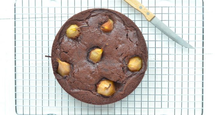 chocolade perentaart