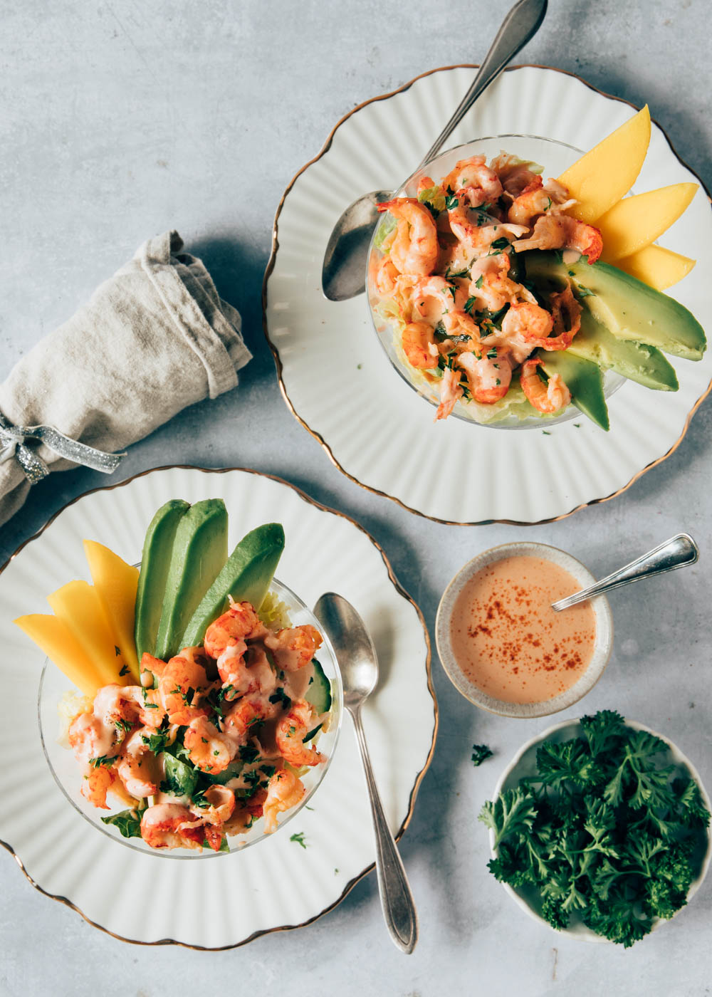 Rivierkreeftjes cocktail