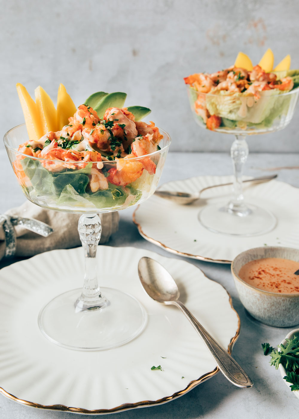 Rivierkreeftjes cocktail