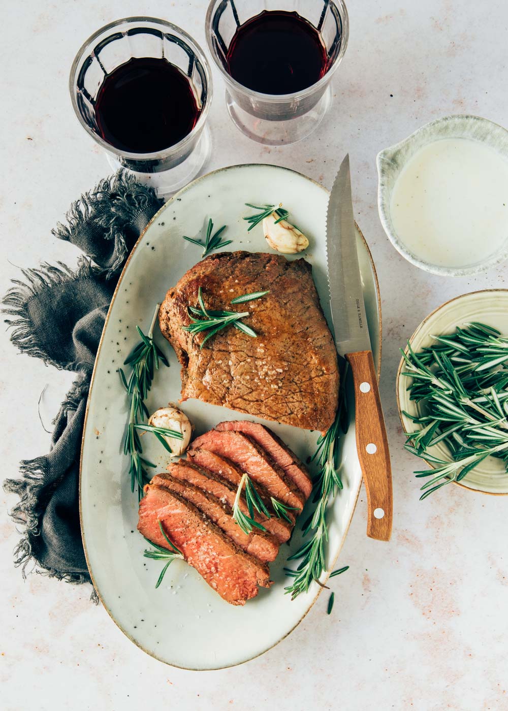 Rosbief uit de oven - vlees bereiden