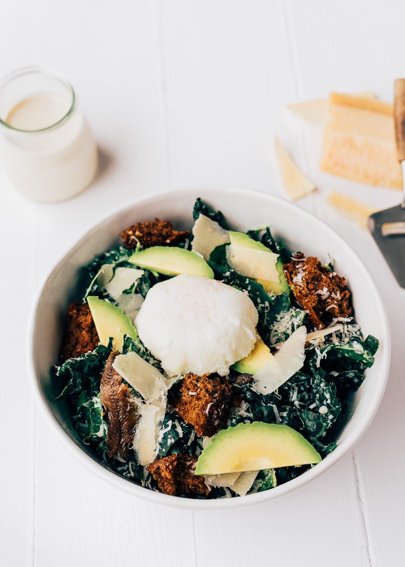 caesar salade boerenkool