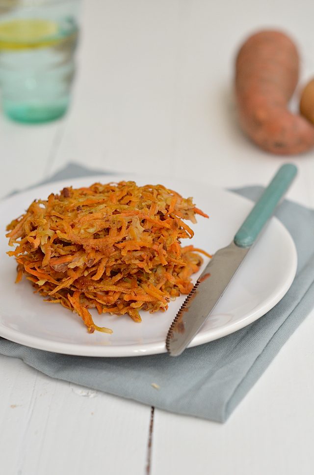 zoete aardappel rösti