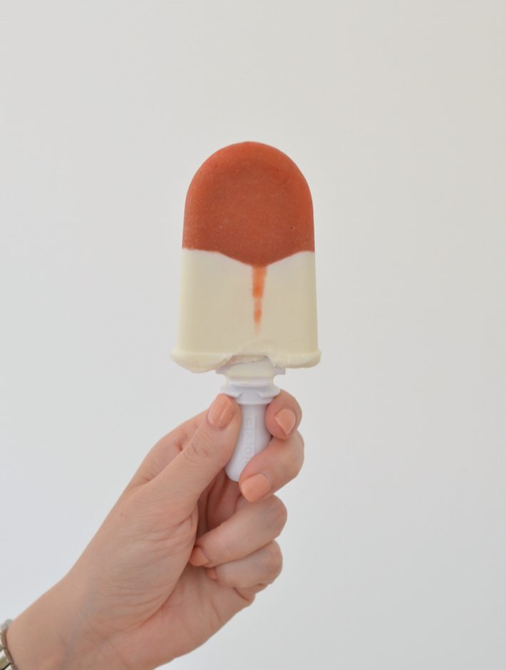 rabarber yoghurt popsicle