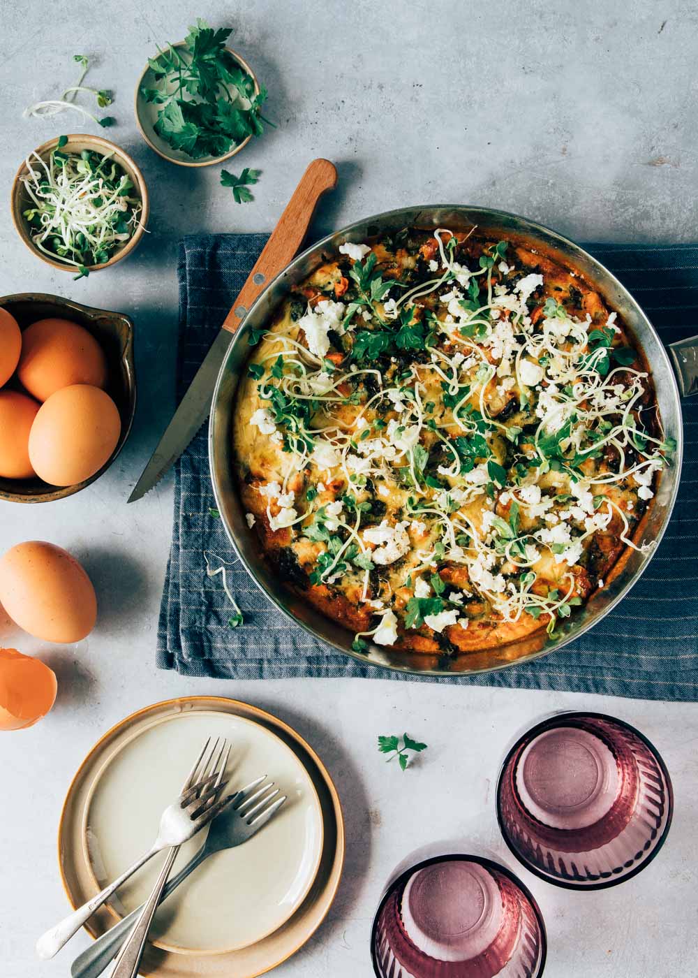 Frittata uit de oven