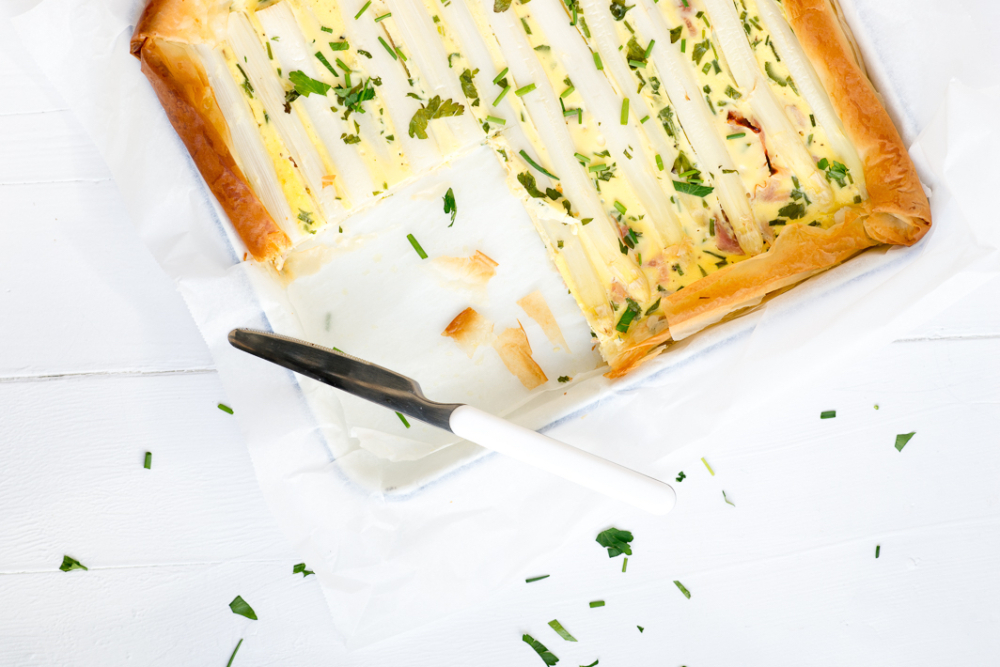 aspergetaart filodeeg