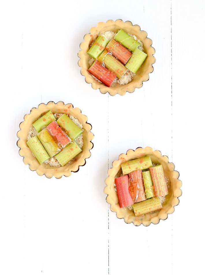 rabarber meringuetaartjes