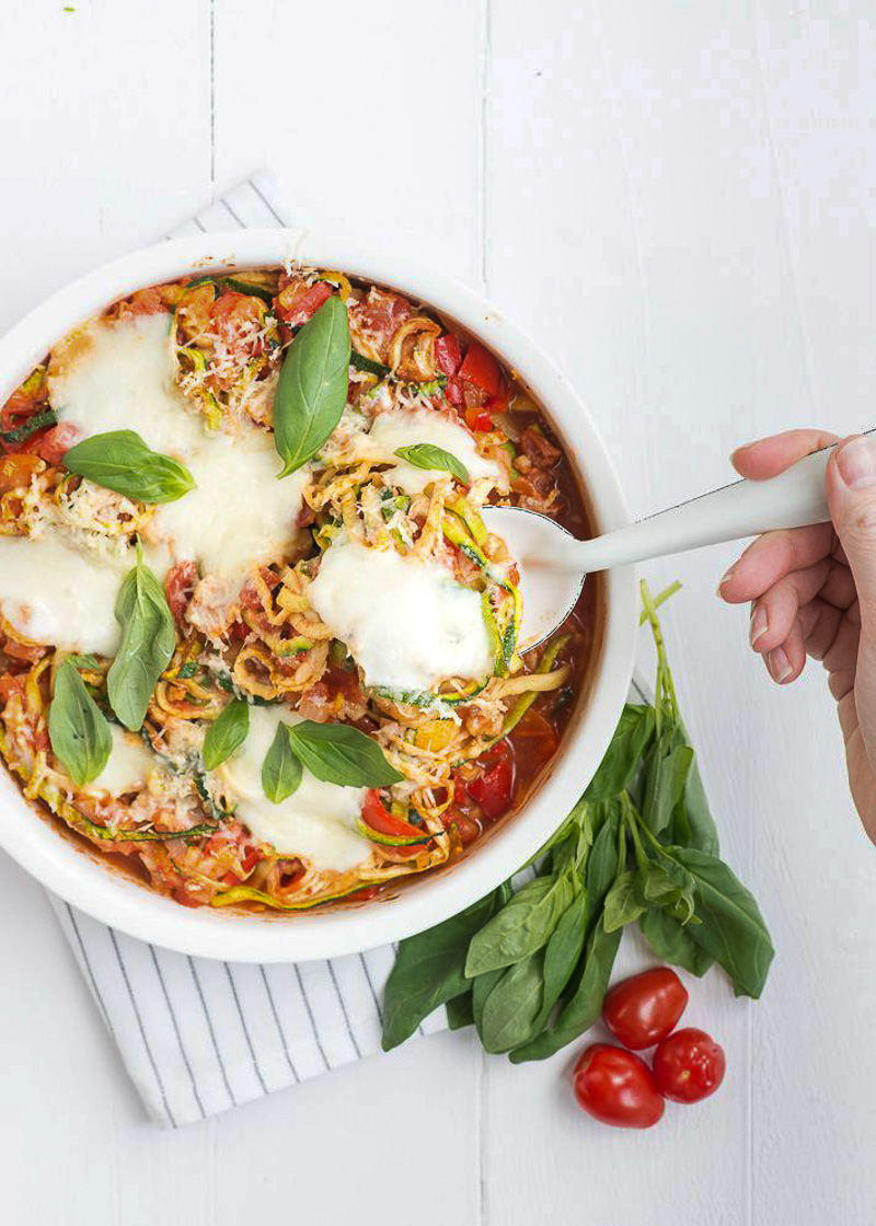 courgette pasta uit de oven