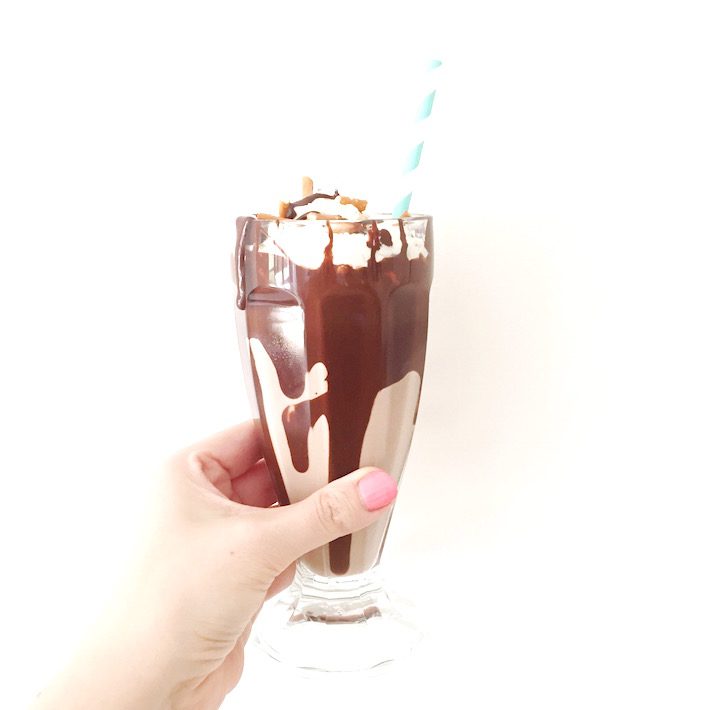 nutella milkshake