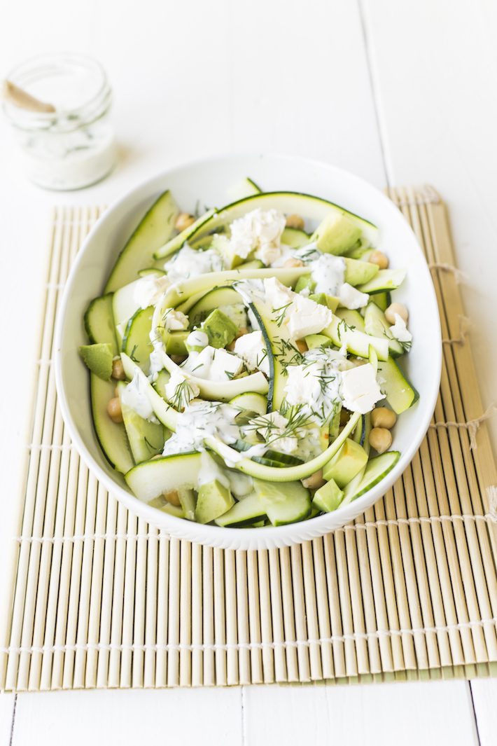 rauwe courgettesalade