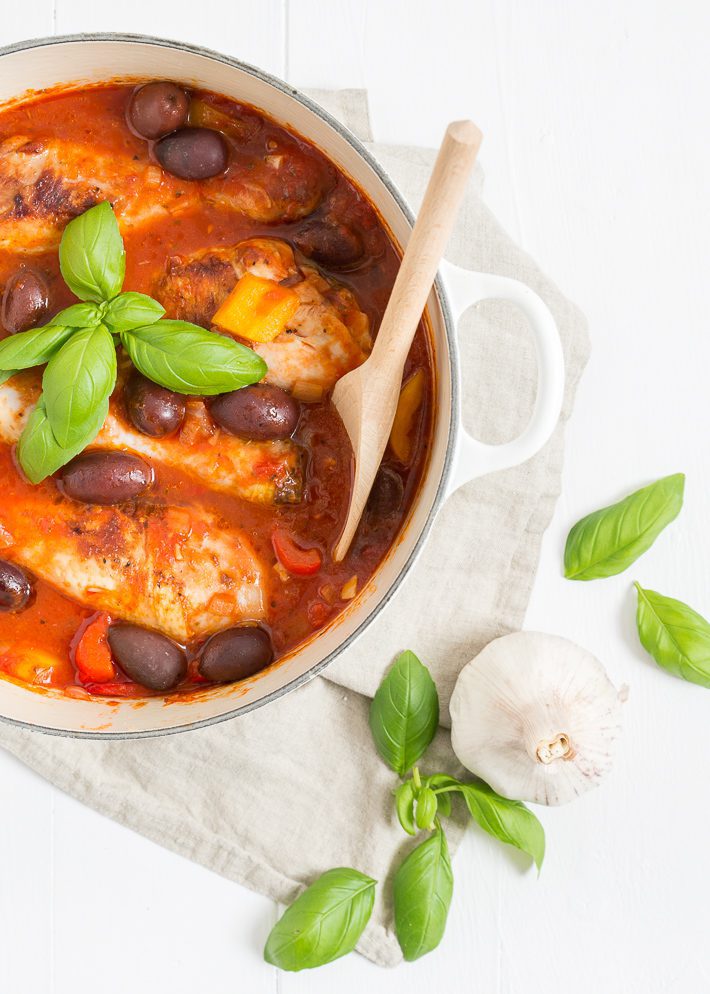 Italiaanse kip stoofpot