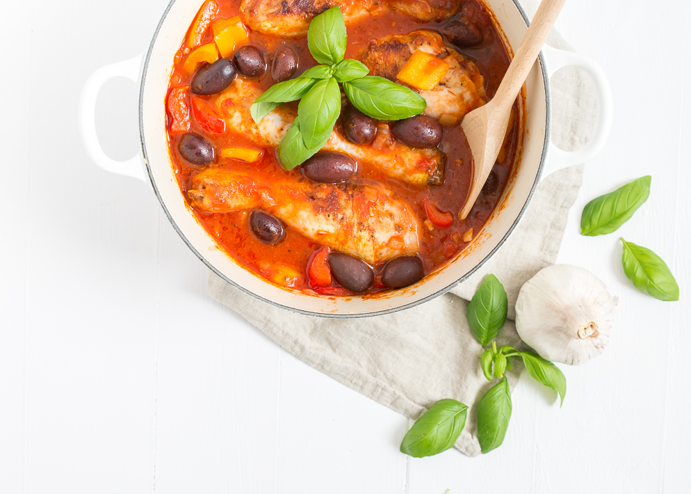 Italiaanse kip stoofpot
