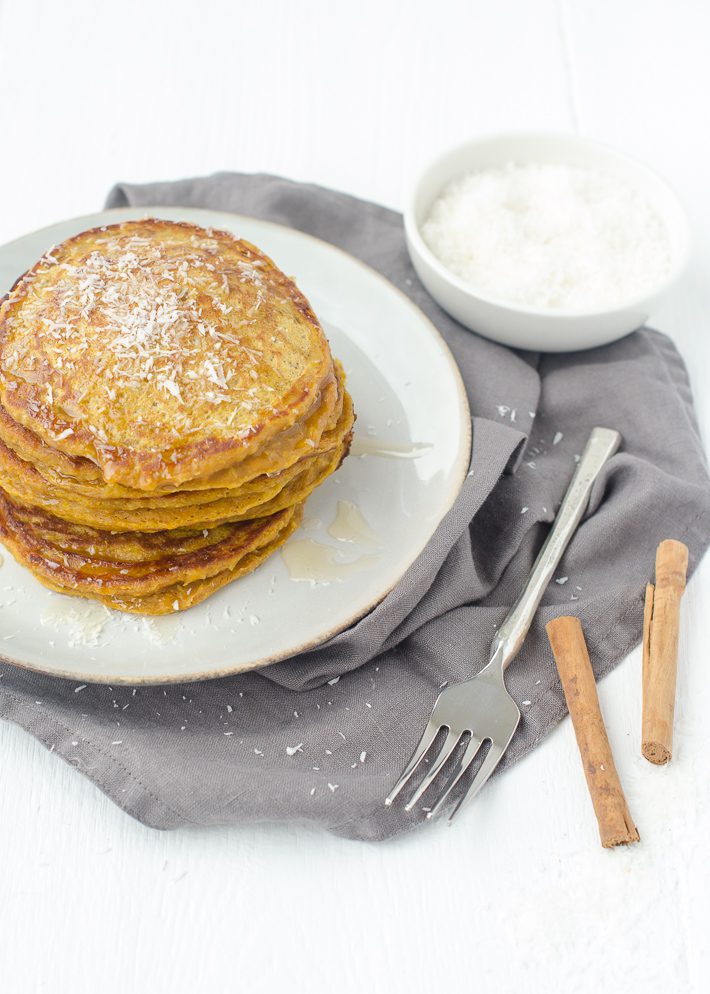 Pompoen kokospannenkoekjes