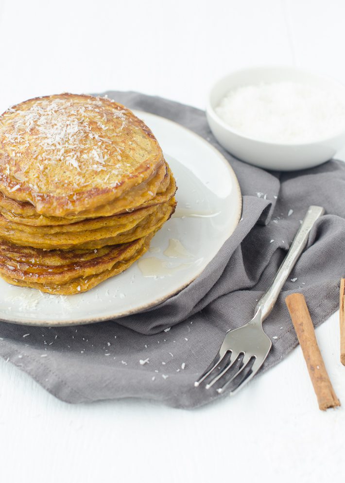 Pompoen kokospannenkoekjes