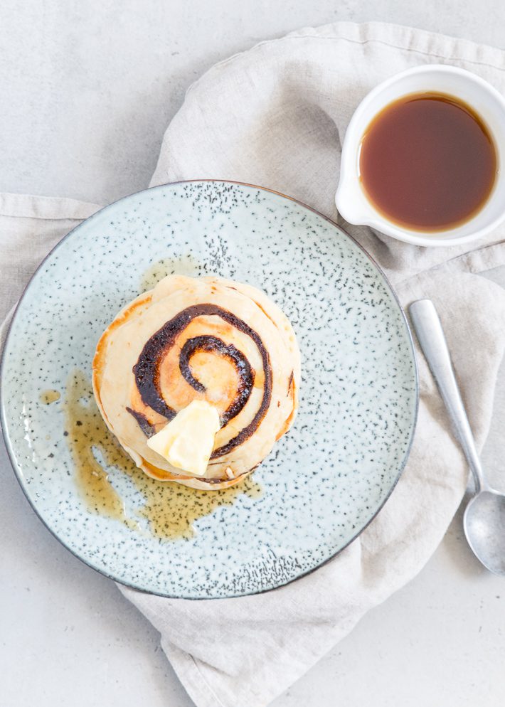 Gingerbread pancakes