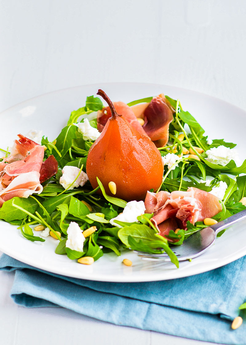 stoofperen salade