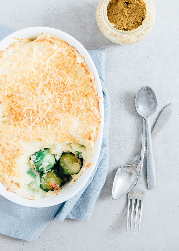 ovenschotel met spruitjes