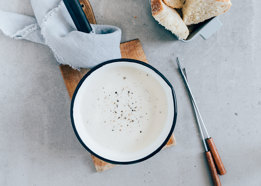 Geitenkaas fondue