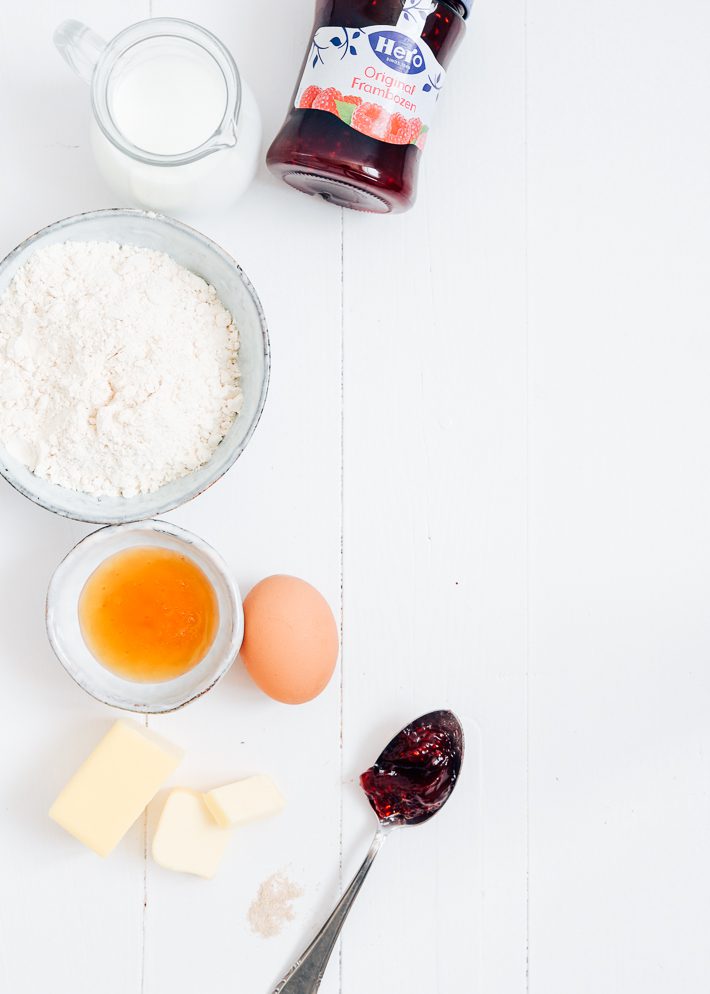 Brioche brood met framboos