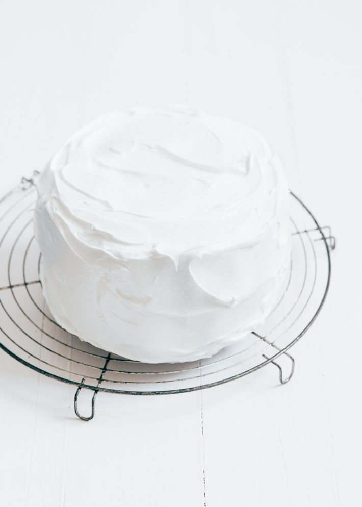 Citroen meringue cake