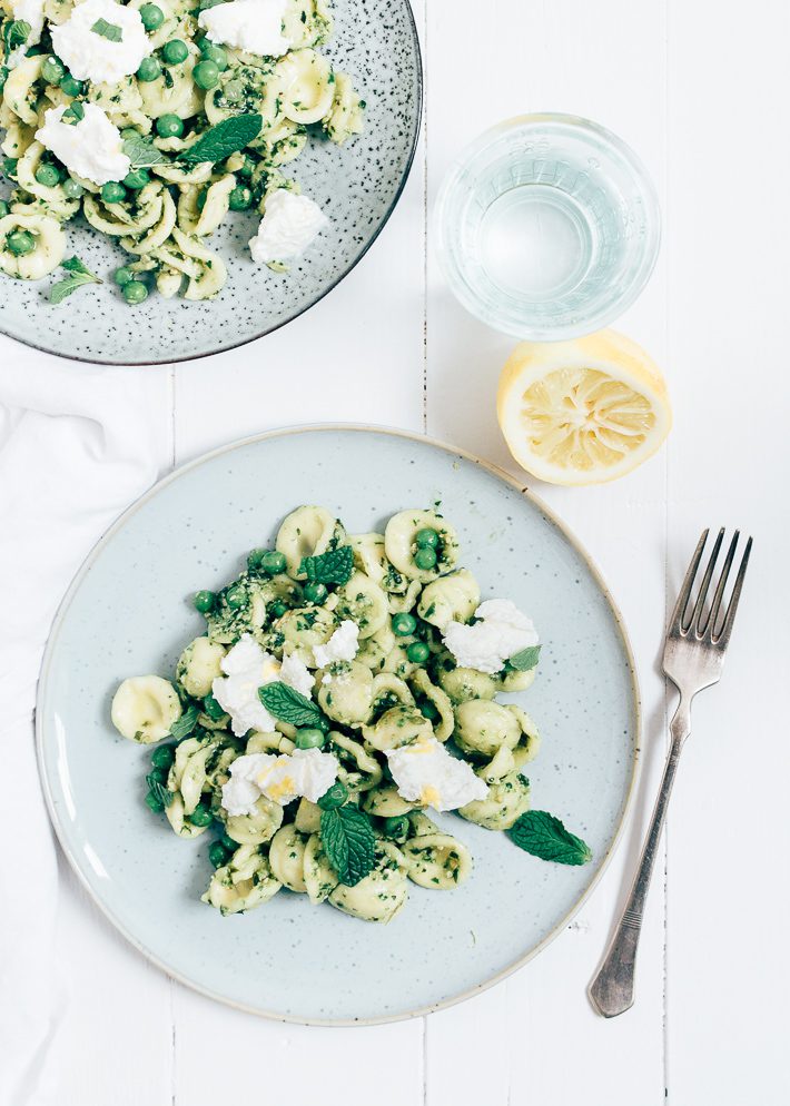 orecchiette met muntpesto