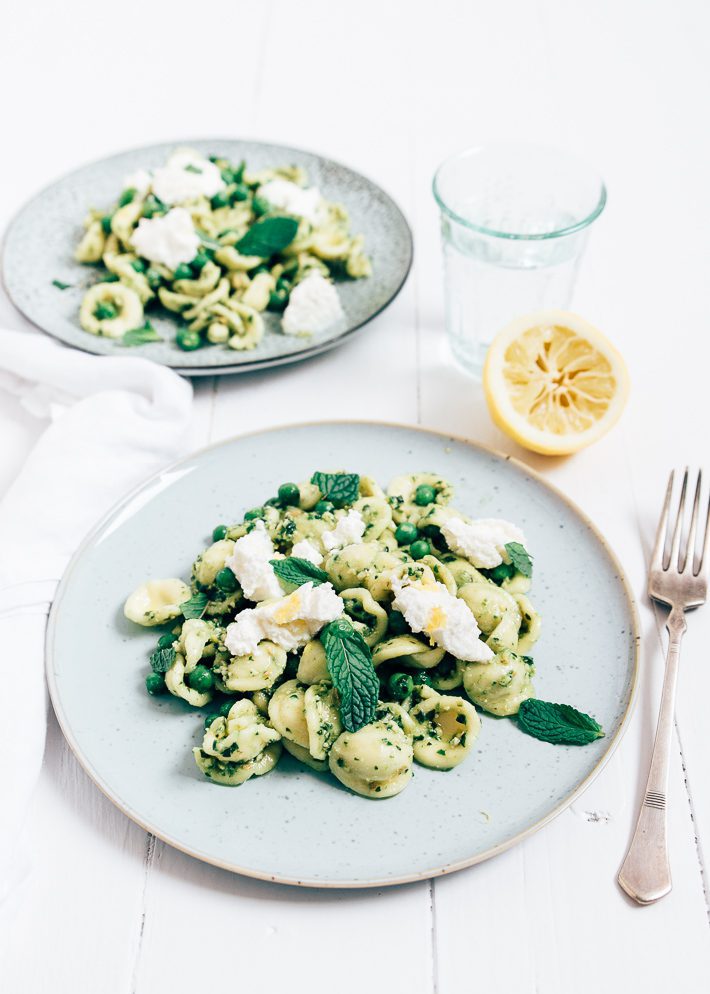 orecchiette met muntpesto