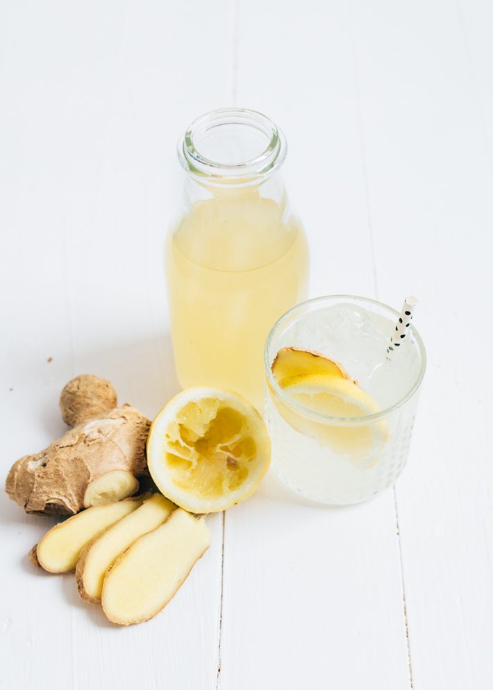 Citroenlimonade met gember