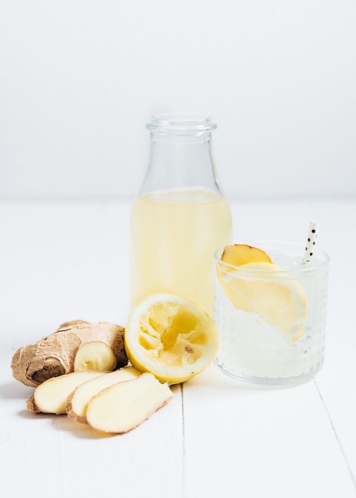 Citroenlimonade met gember