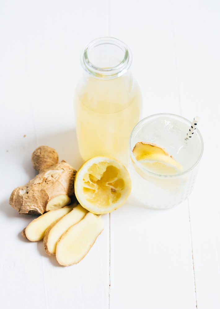 Citroenlimonade met gember