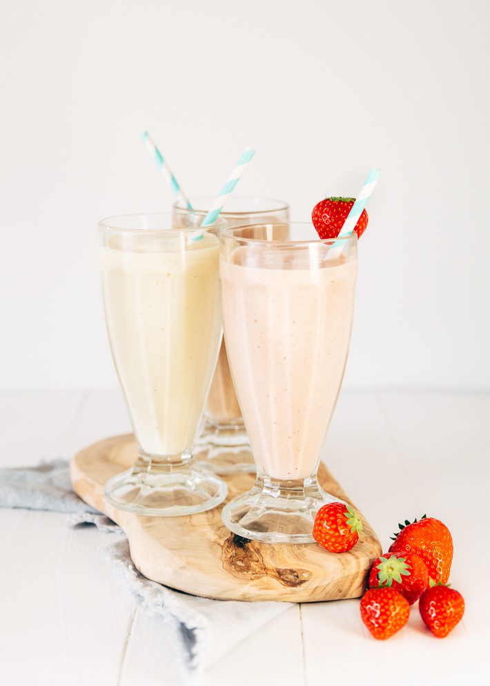 Healthy milkshakes