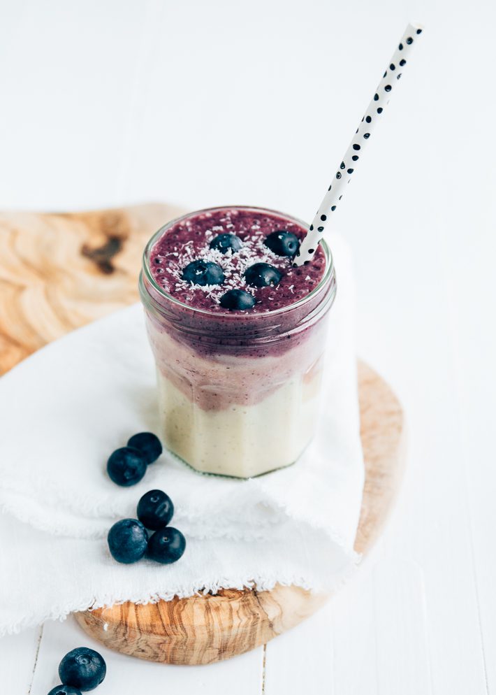 3 kleuren smoothie