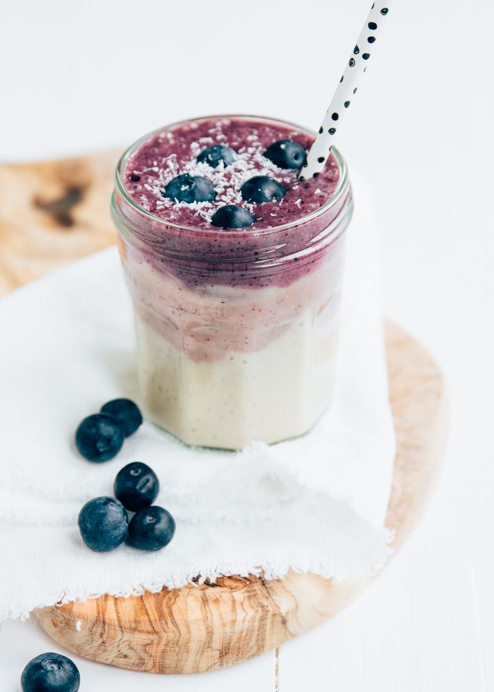 3 kleuren smoothie