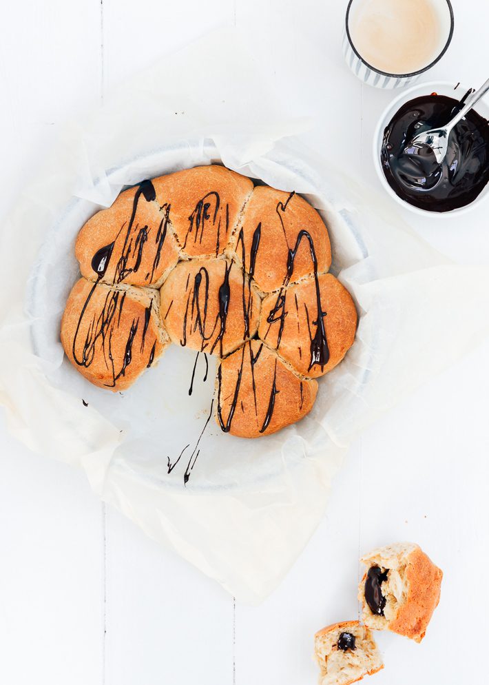 Chocolade brioche breekbrood