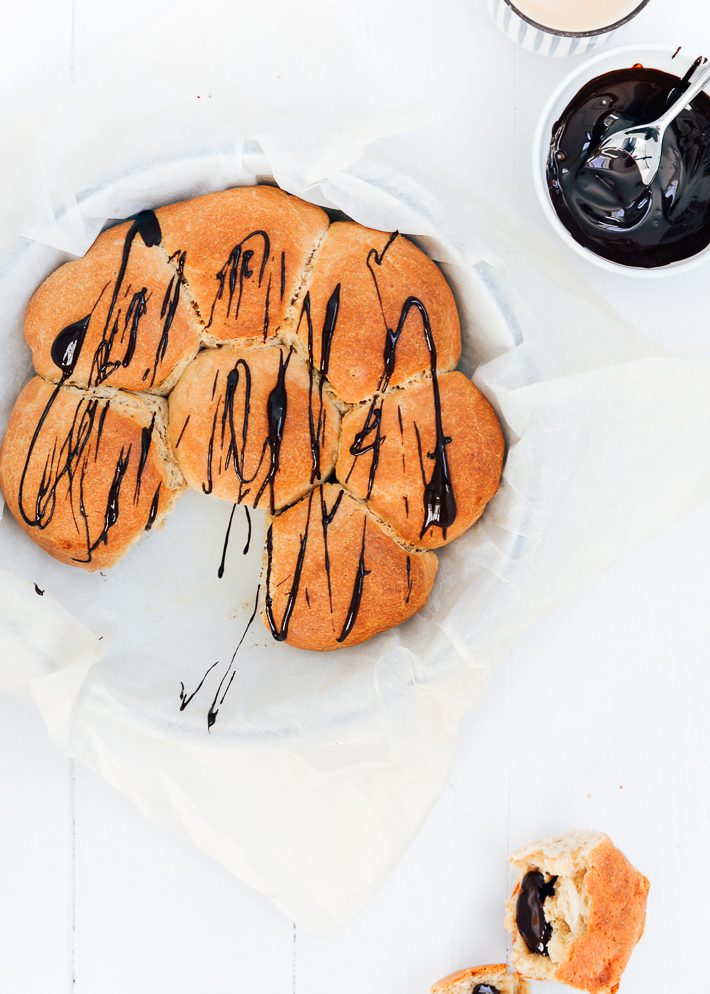 Chocolade brioche breekbrood