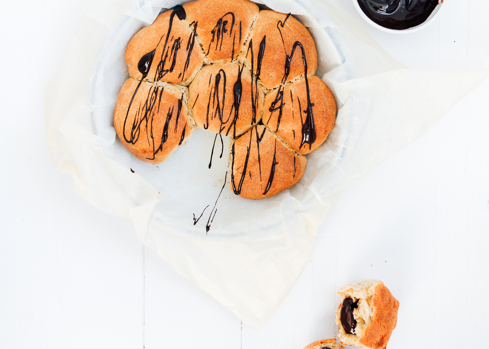 Chocolade brioche breekbrood