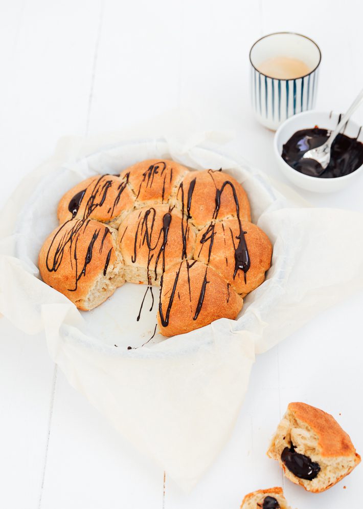 Chocolade brioche breekbrood